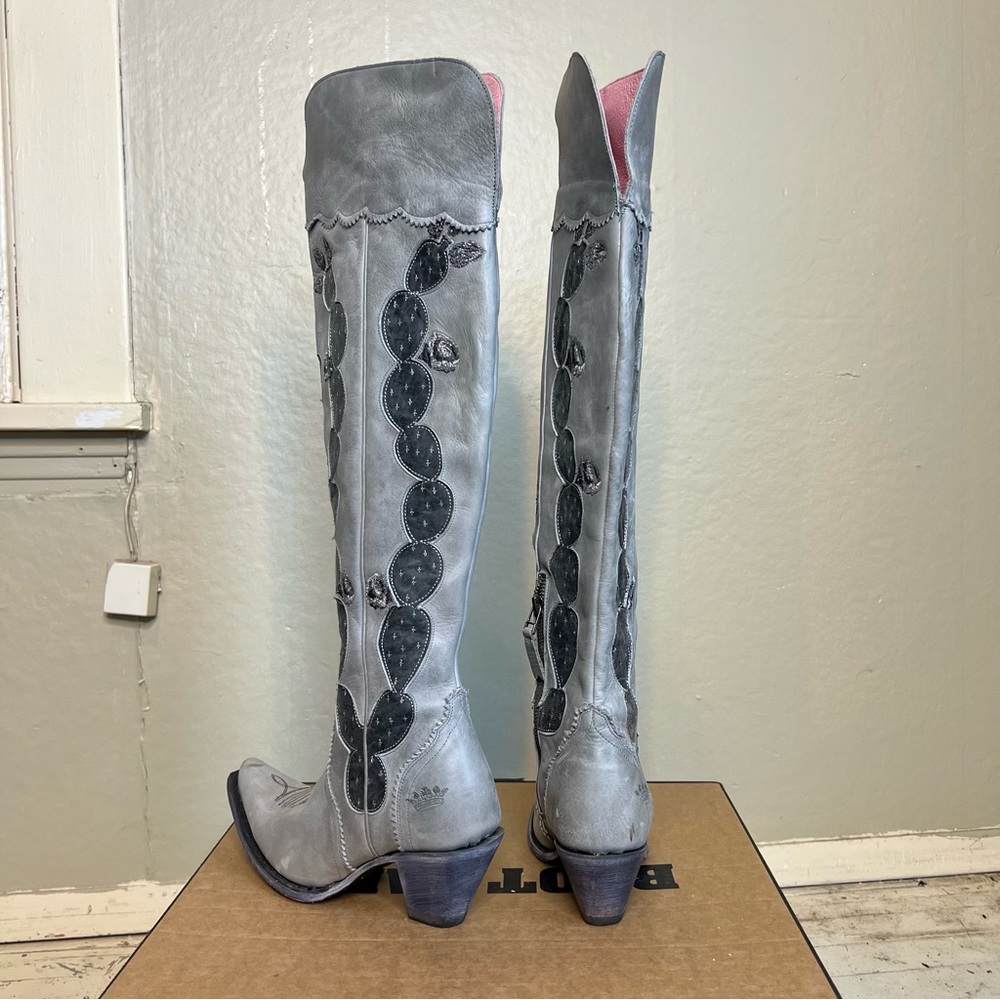 Junk Gypsy X Lane OTK cactus boots - Picture 3 of 10